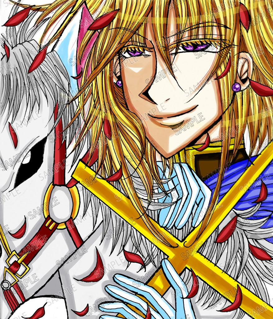 【オリジナル】白馬に乗ったクロード=トライエッジ君